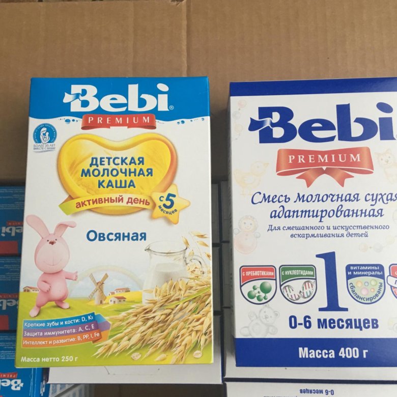 Bebi premium каша молочная овсяная