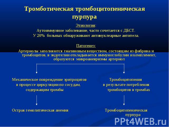 Идиопатическая тромбоцитопеническая пурпура картинки