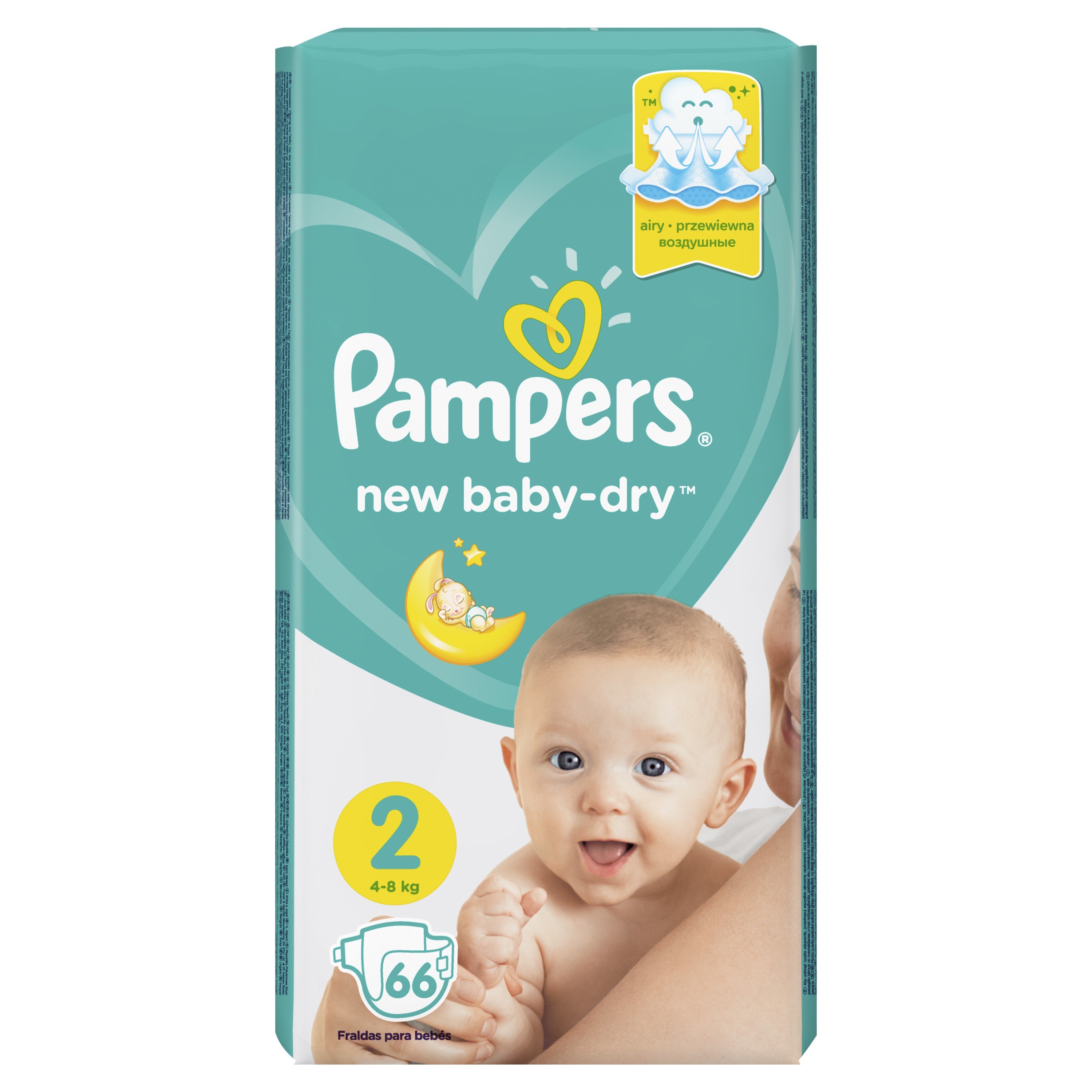 Памперс нью беби драй: Pampers Подгузники New Baby-Dry 4-8 кг (размер 2 ...